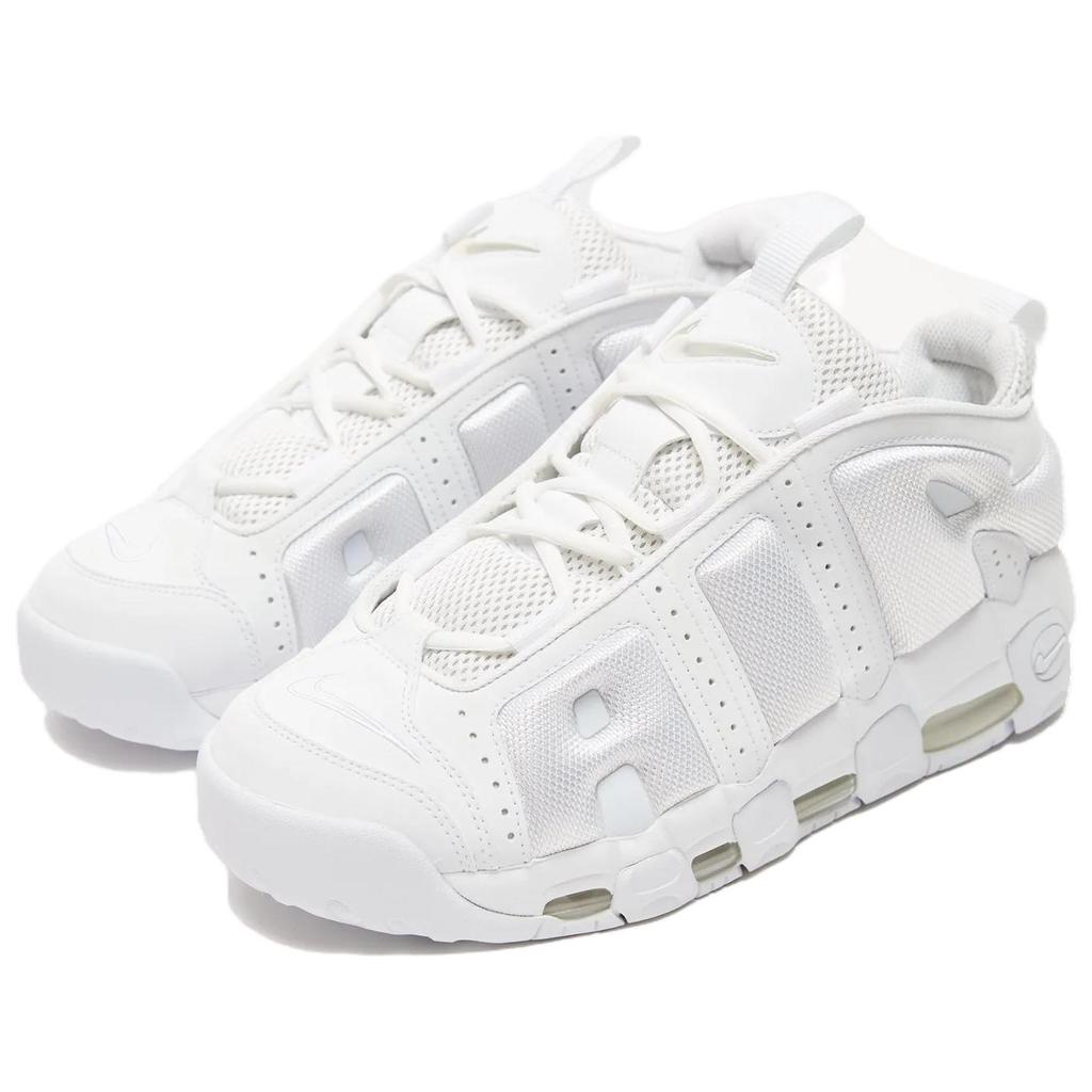 Nike Air More Uptempo Low Triple White Vintage Basketball FZ3055-100