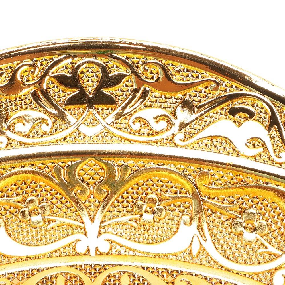 Oval Shape Nut Tray Gold Serving Tray Elegant Jewelry Organizer Tray For Anniversary Parties
