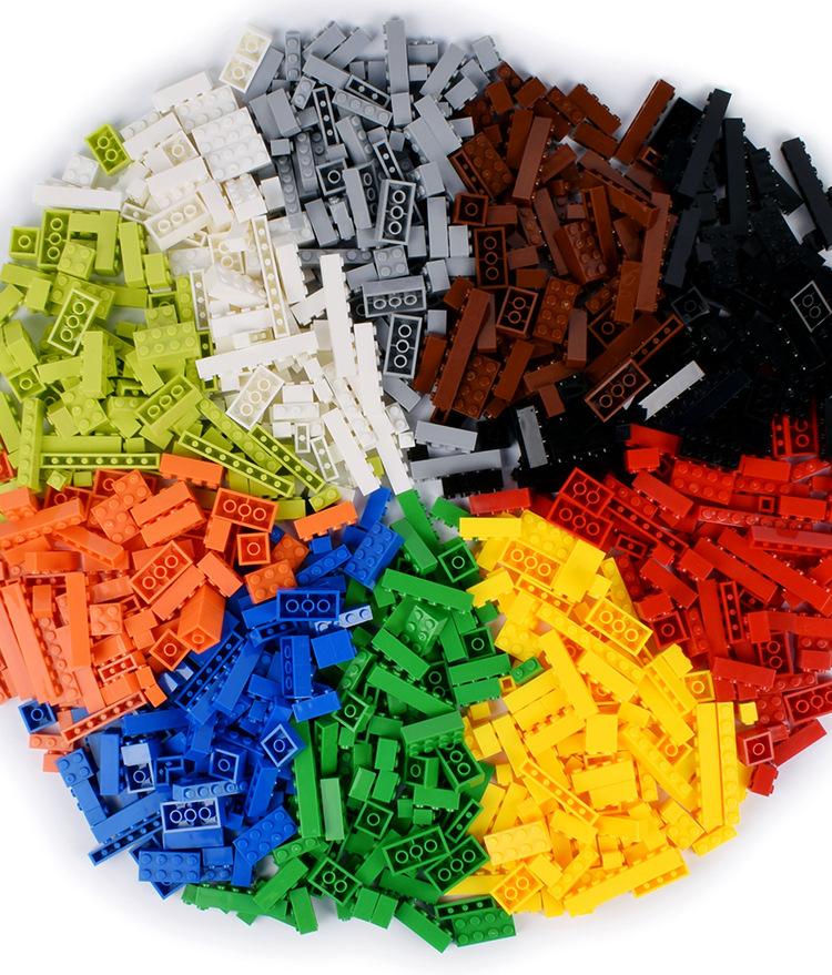 1KG Building Blocks Lot Pack City Classic Bricks Sorted By Color Bricks Block Plate Creative Toy