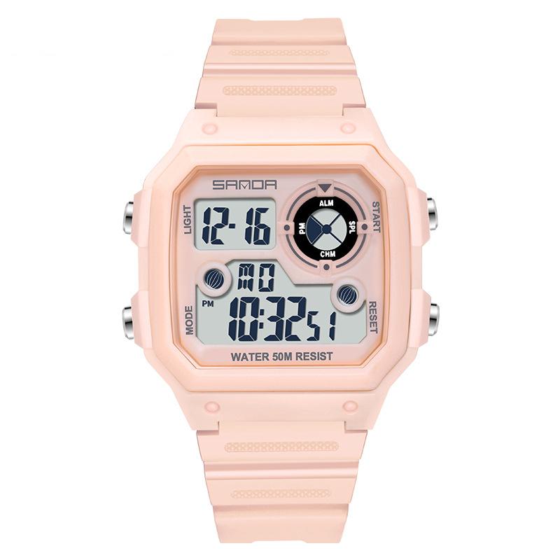 Mens Fashion Led Digital Watch Student Sports Multifunction Electronic Watch Female Clock Gift