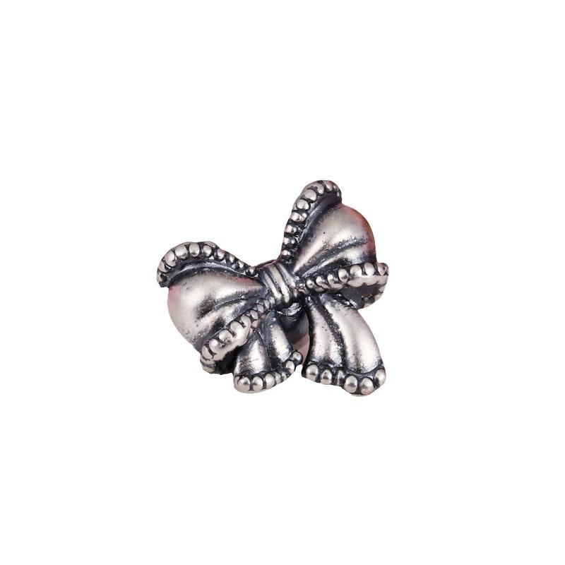 Sterling Silver Bowknot Weaving Rope & Lace DIY Accessories