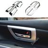 For Suzuki S-Cross Scross SX4 2014 2015 2016 2017 Car Body Stick Trims ABS Frame Door Inner Handle Bowl Armrest Handrail 4PCs