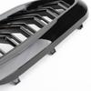 Front Kidney Grille Glossy Black Double Slat For BMW 5Series G30 G31 Sedan 17-19