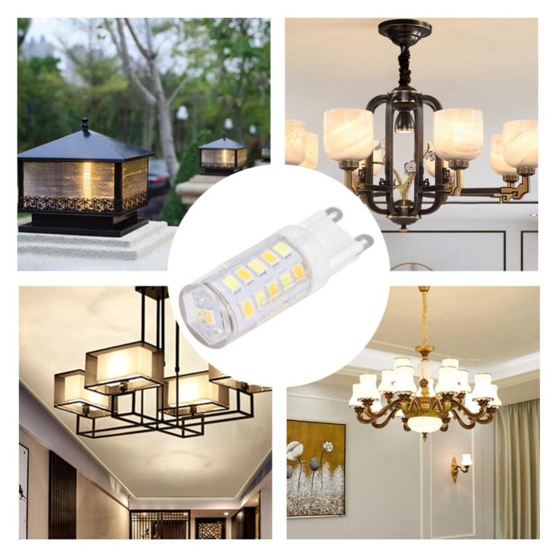10PCS G9 220V LED Lamp Dimmable Ceramic LED Bulb Replace Halogen Lamp For Chandelier