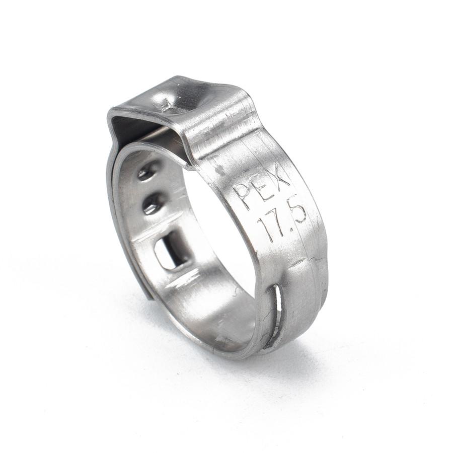 60PCS Single Ear Stainless Steel Car Hydraulic Hose Clamps O-Clips Pipe Fuel Air Pipe Clamp 1/2" with Pliers Tool