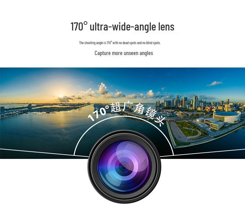 4K Dual-Screen Waterproof Action Camera for Cycling, Climbing, and Surfing with WiFi