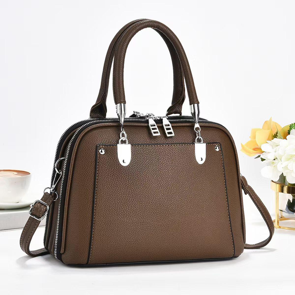 

Большая вместимость, высокое качество, атмосферный, ощущение мягкости и прочности, модный, изысканный, легкий, для поездок на работу, для улицы, на пляж, через плечо, сумка-кроссбоди кофейный