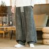Oversized Pants Tradition Casual Autumn Wide-leg Trousers Harajuku Corduroy Streetwear Straight Pants Male Elastic Waist Loose