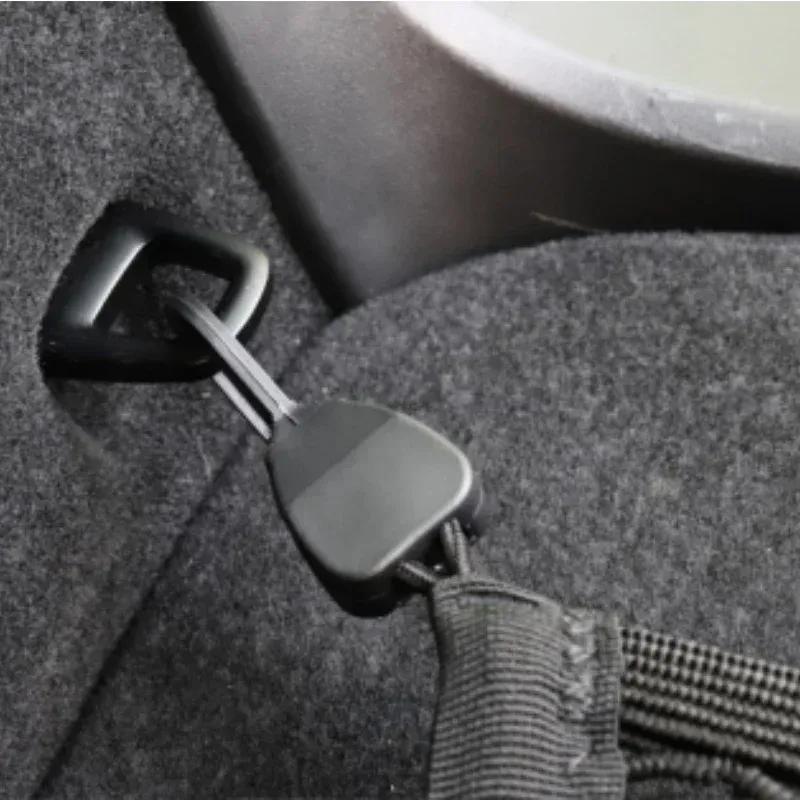 Auto-Kofferraumnetz für Tesla Model X Model Y Juniper Aufbewahrungs-Organizer Hinteres Netz Gepäck Ladefläche Elastische Tasche Hakennetz Zubehör