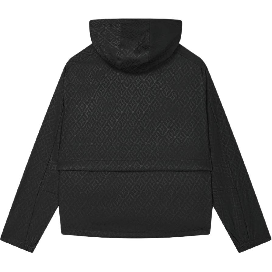 Fila Modern Heritage Fashion Simple Versatile Outdoor Hooded Work Jacket Women Jackets Black F11W431708F-BK