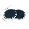 LED Cup Holder Lights 7 Colors Changing Light Car Rear Windshield Decorative Light Luminescent Car Coasters Pad