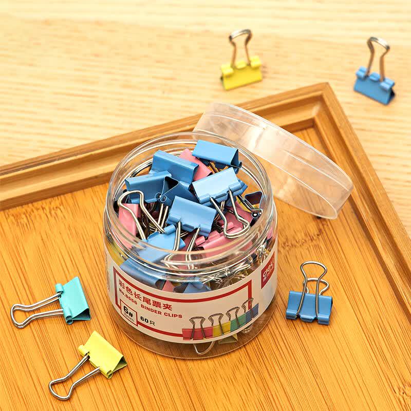 Deli Colorful Binder Clips