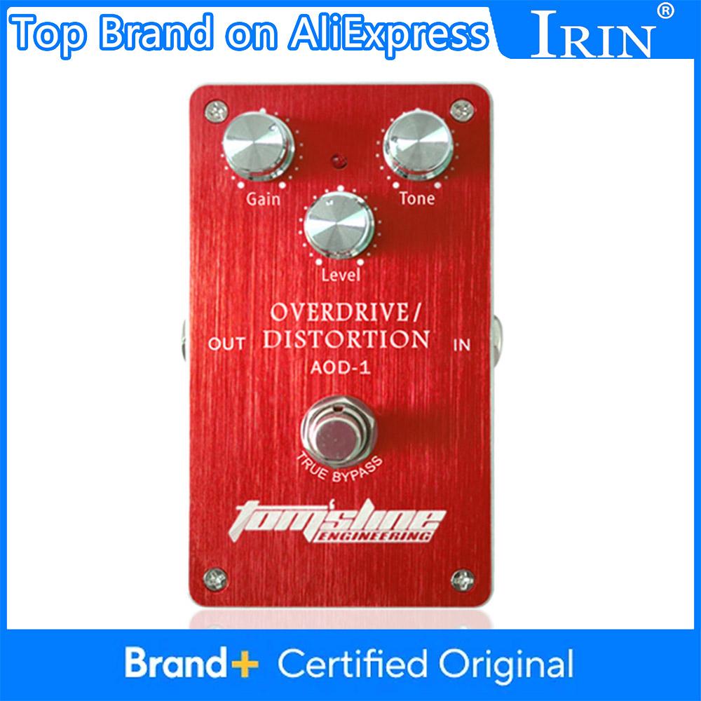 AROMA Overdrive Distortion Electric Guitar Pedal Effect Pedal True Bypass Aluminum Alloy Housing AOD-1 Guitar Accessories