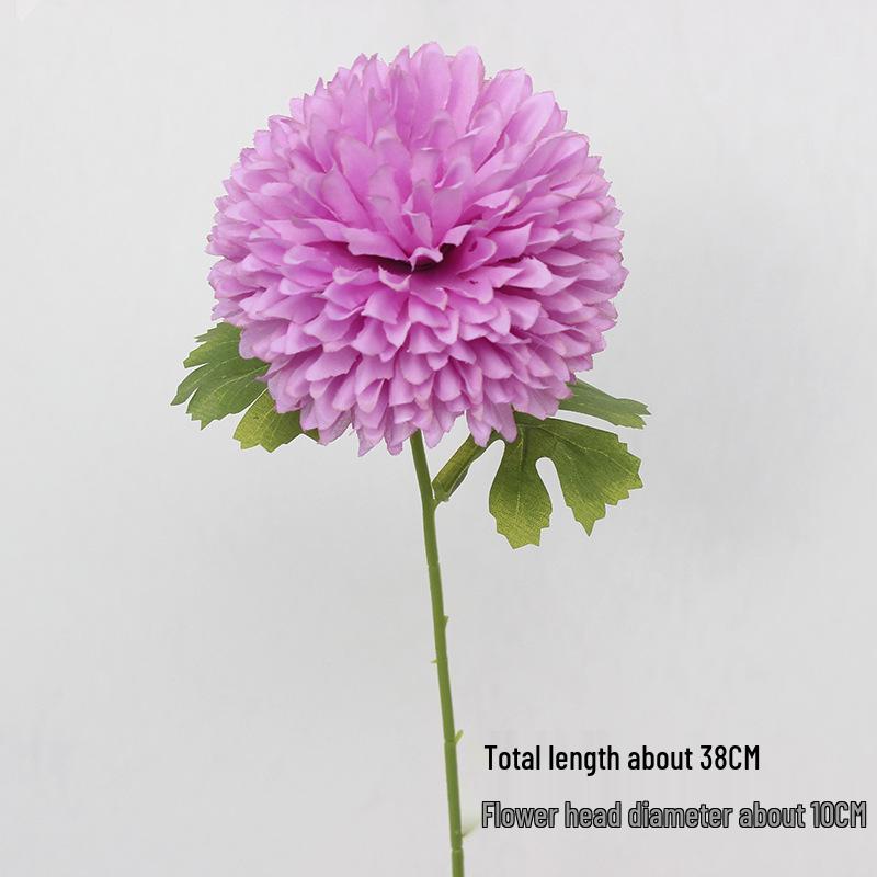 10-Piece Purple Floral Artificial Flower Set for Wedding and Aisle Decor