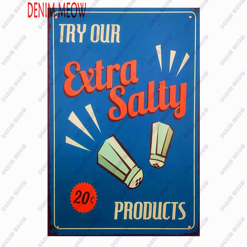 Pizza Metal Sign Plaque, Vintage Fast Food Tin Sign, Ice Cream Wall Decor, Hot Dog for Kitchen, Diner Bar, Bread Room Decor, WY4