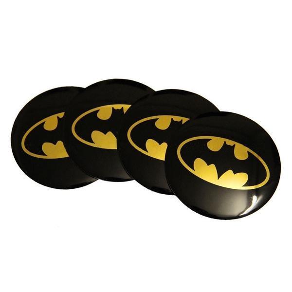 4pcs/lot Universal Car Emblem Badge Wheel Center Sticker Hub Caps Cover Car Styling