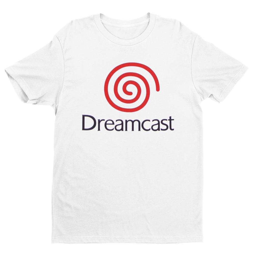 

Премиум унисекс футболка с логотипом Sega Dreamcast Классическая игровая консоль Подарки для него, нее Унисекс футболка XL