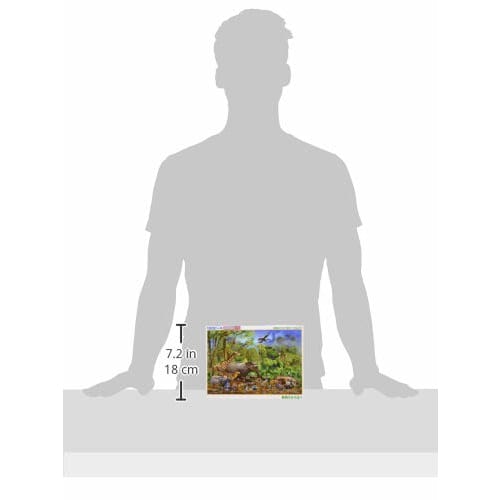 [Made in Japan] Beverly 100 Piece Jigsaw Puzzle Learning Jigsaw Puzzle Animal Size Comparison