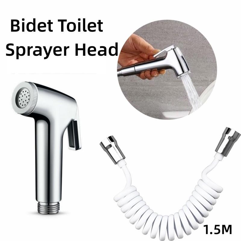 Handheld Water Toilet Bidet Sprayer Flexible Spring Shower Head Hose Tube Telephone Line Soft Hoses Bathroom Accessories