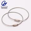 Stainless Steel Wire Rope Keyring Lock.