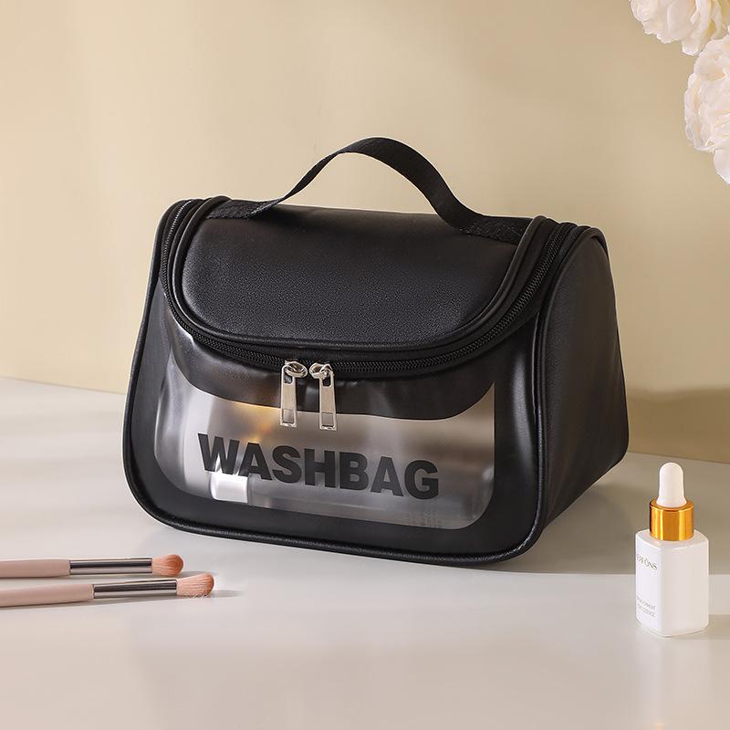 

Багатофункціональна косметичка для жінок Wash Bag Home Travel Storage Bag Case чорний