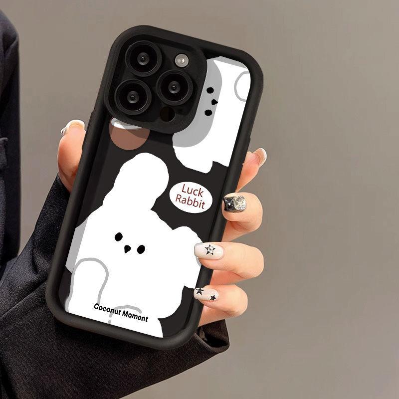 Lucky Bunny for iPhone17PorMax Mobile Phone Case 17 Apple 16 Matte 14/15 High Value 13