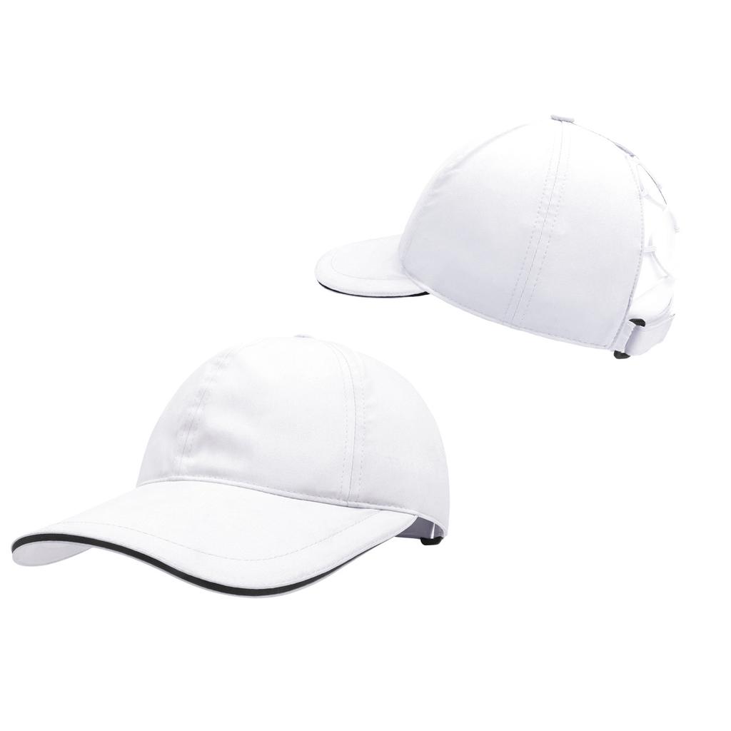 Children's Hat Quick-drying Anti-splashing Sunscreen Cap Outdoor Running Shading Sporting Brim Ponytail Solid Color Baseball Cap