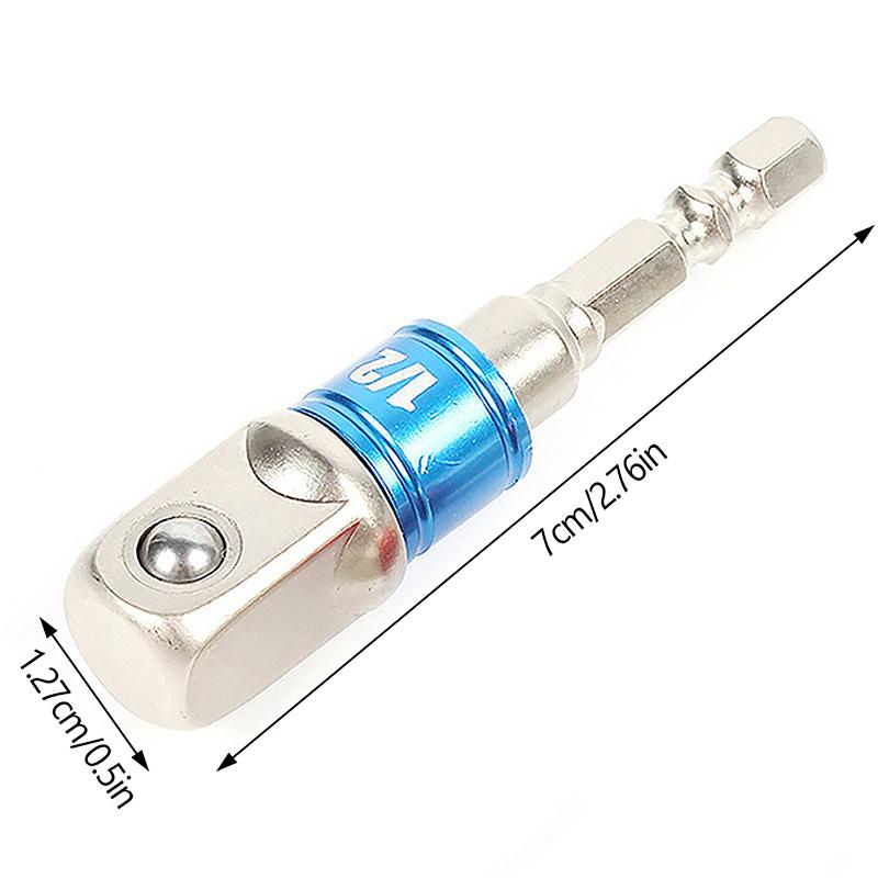 

Ударопрочный адаптер для гнезда, удлинитель, шатун, повороты, электрическая дрель, высокоскоростной гайковерт 1/4 , 3/8 , 1/2 для шестигранного ключа синий