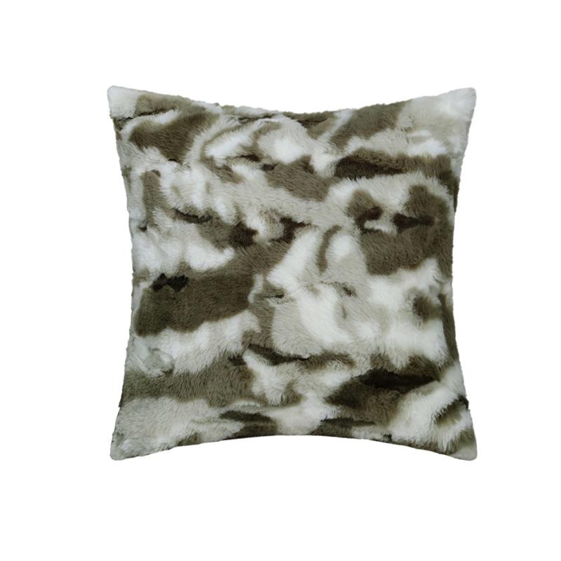 Sofa Living Room Pillow Winter Plush Ins Light Luxury High-end Cushion Pillow Back Cushion Waist Pillow Bay Window Decoration