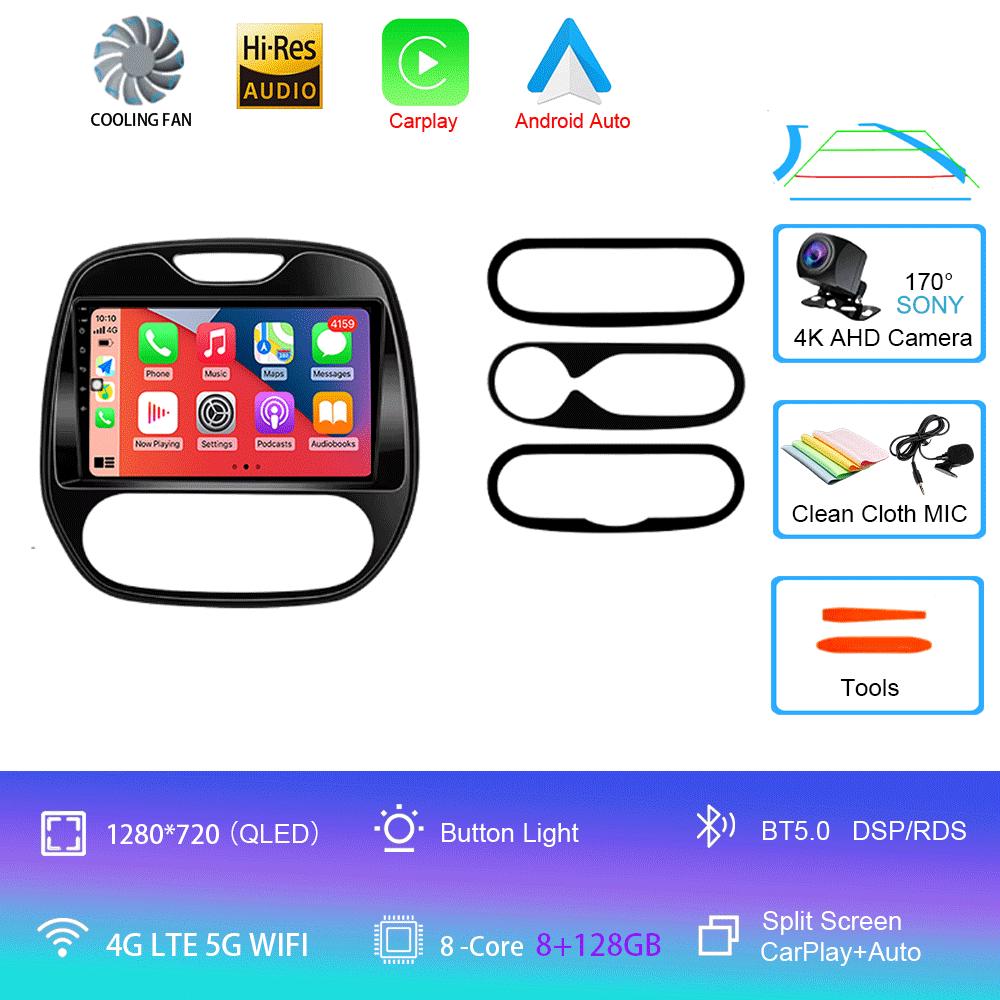 Auto Radio Android 14 For Renault Captur CLIO Samsung QM3 2011-2020 Multimedia Player Wireless Carplay No 2Din DVD Head Unit