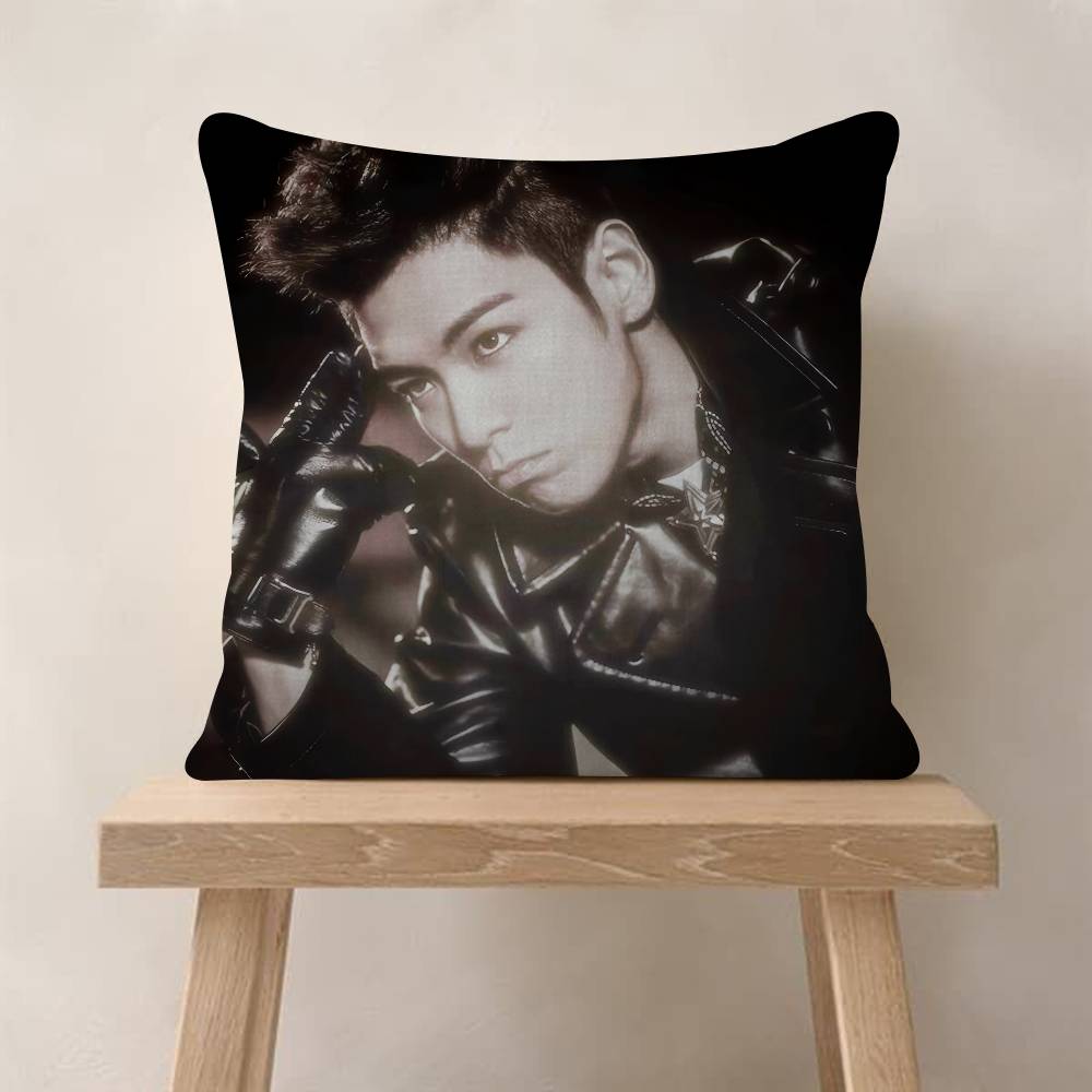 TTop Singer Choi Seunghyun  Pillow Gifts Home Office Furnishings Bedroom Sofa Car Cushion Cover case 45x45cm