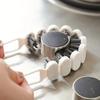 Flexible U-shaped Cleaning Brush for Faucets and Crevices In The Bathroom