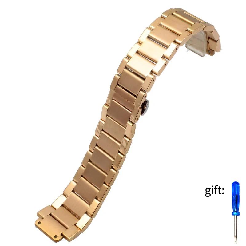 Watchband Accessory for HUBLOT BIG BANG Solid Stainless Steel  Men's Watch Strap Chain Watch Bracelet Wristband 27mm*19mm