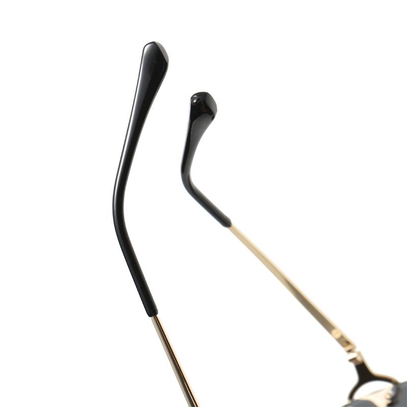 Premium Square Rimless Glasses Trend Metal High-grade Men's and Women's Sunglasses Street Ssunglasses Strong Strong