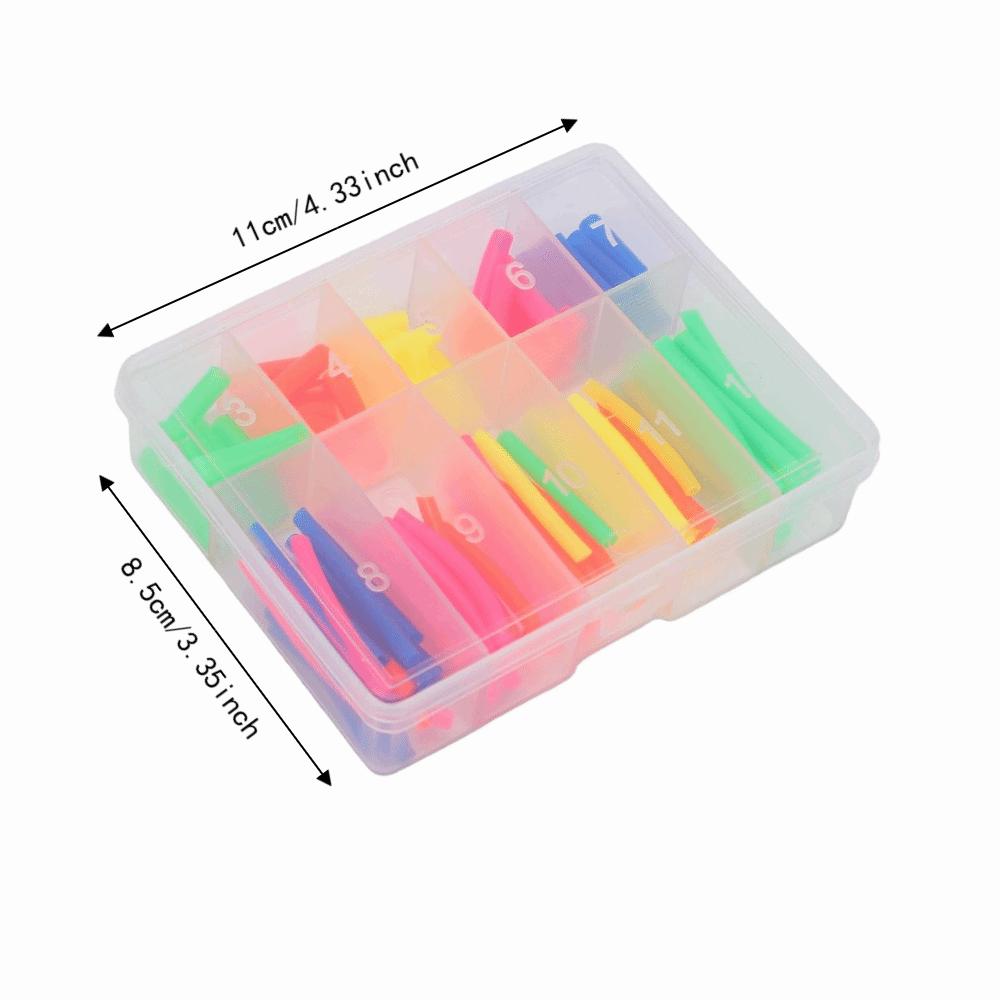 4 Boxes Reusable Heat Shrink Tubing Kit PVC Fishing Shrink Wrap Tube For Fishing