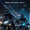 1/2pcs Wireless Dual Core 6.0 Motorcycle Intercom Headset Helmet 500m Distance 1000mAh Interphone Support Music Sharing
