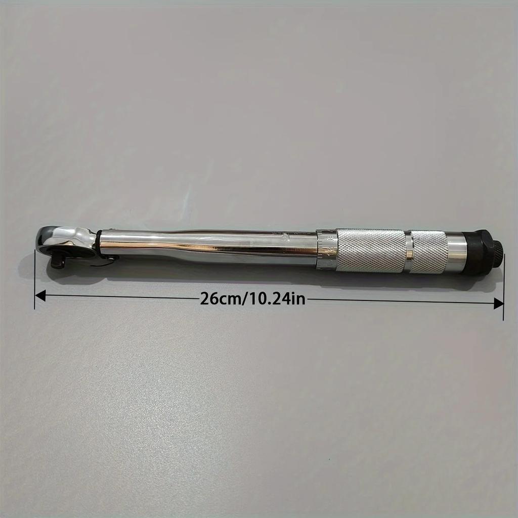 1PC automotive torque wrench, 1/4"3/8" and 1/2"Adjustable drive torque wrench, preset bicycle torque wrench, Ratchet wrench