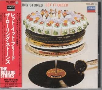 CD ROLLING STONES Let It Bleed P25L25045 LONDON 1989 Japan Rock Used
