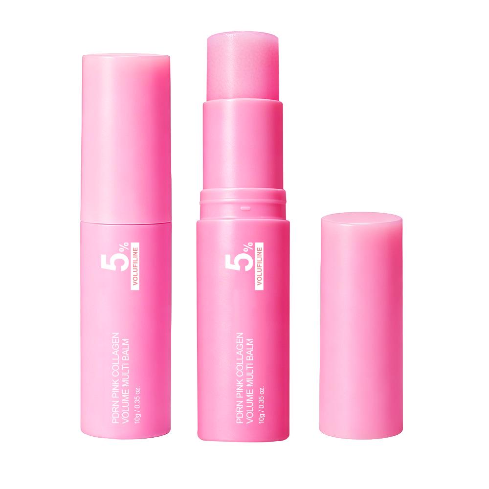 Volumizing Moisturizing Stick: Creamy Texture for Face, Neck, Lips. Pre-makeup Skincare, Long-lasting, Natural Finish.