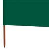 6 Piece Windscreen Mesh 800 x 160 cm Green