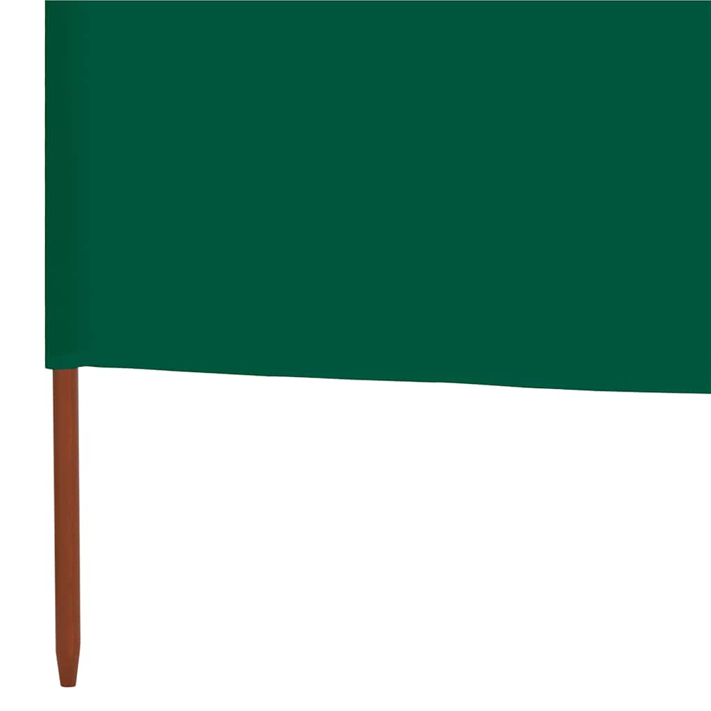6 Piece Windscreen Mesh 800 x 160 cm Green