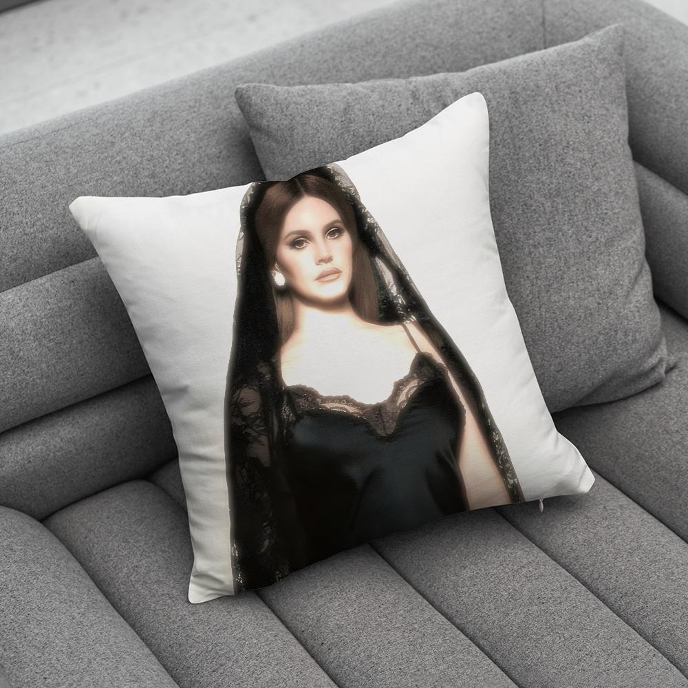 Singer LLana Del Rey Pillow Case Soft Cushion Cases for Farmhouse Sofa Decor Home Decorations and Protector