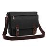 Men's Canvas Messenger Bag - Travel Crossbody, Shoulder Laptop Bag, Briefcase