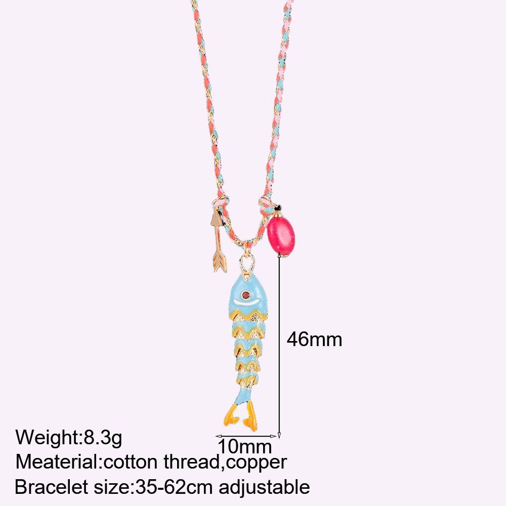 Collana Pesce Stile Boho Y2K per Donna Set da 3 Pezzi Carino Choker Stella Cuore Collari in Pietra Naturale Gioielli Estivi Trendy da Donna a Catena Lunga