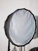 120CM Quick-Release Parabolic Softbox with Bowens Mount and Portable Honeycomb Grid Diffuser.