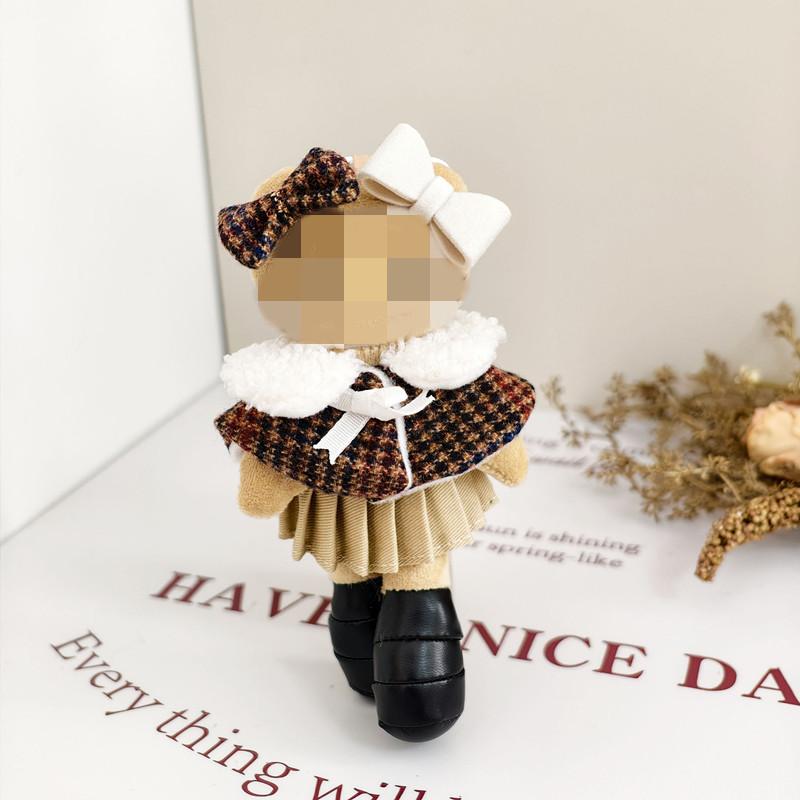 [Cloth Only] Princess Style Clothes for Plush Dolls , Cotton-feel Cape Mini Skirt Set.