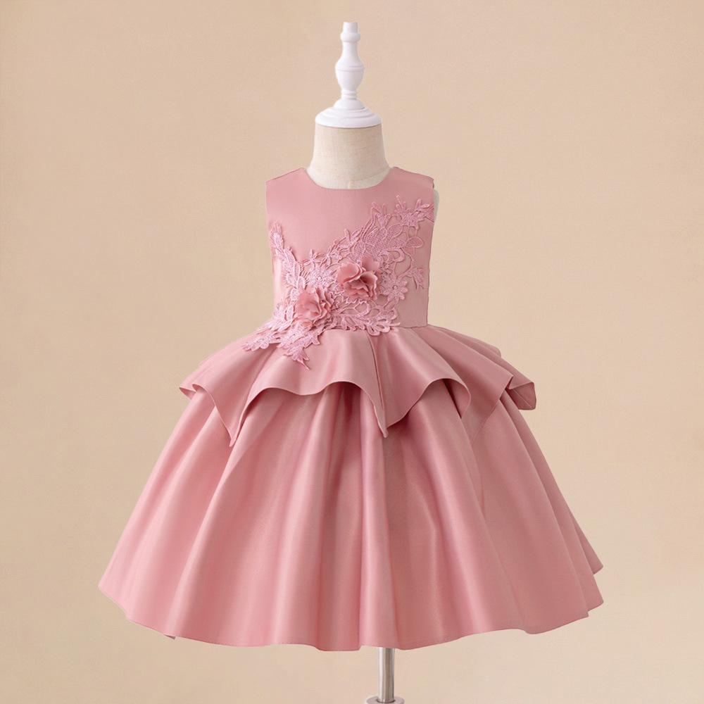 Christmas Gift Dresses Flower Girls Baptism Dress Toddler Baptism 1st Birthday Dress Baby Girl Clothes Princess Wedding Party Kids Costume