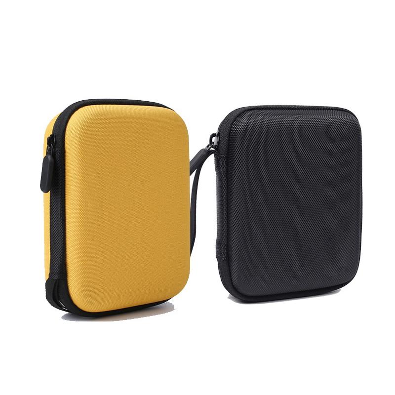 1Pc Guitar Pick Storage Pouch Bag Portable EVA Black Yellow Guitar Pick Holder Case Box With Pick Slot