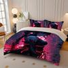 2/3pcs Dark Anime Girl Print Duvet Cover Set Duvet Cover and Pillowcases Included - Perfect for Bedroom Bedding 1 Duvet Cover