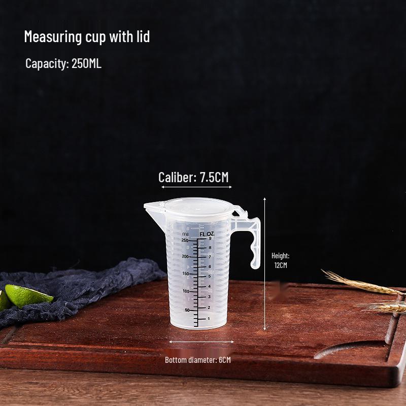 Graduated Measuring Cup Set - 1000ml & 5000ml Cylinders for Milk Tea Shop Equipment